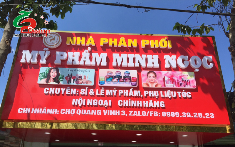 Màu sắc là yếu tố quan trọng để thiết kế bảng hiệu được thu hút