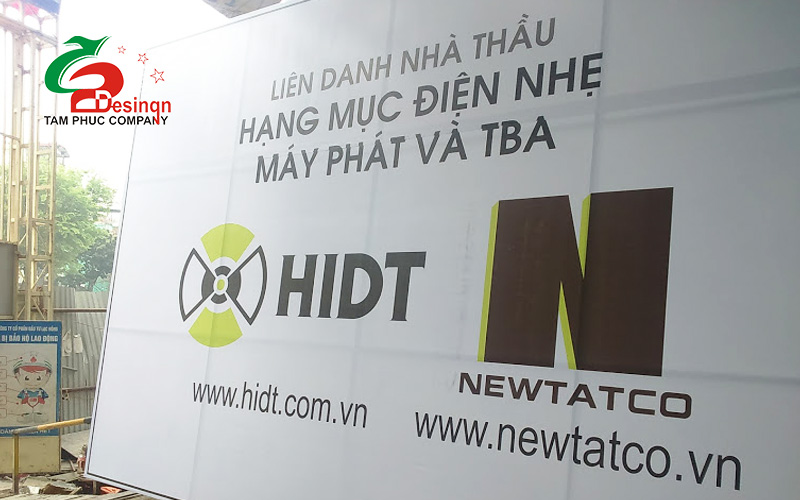 Bạt Hiflex thường được làm những biển quảng cáo ngoài trời có kích thước lớn